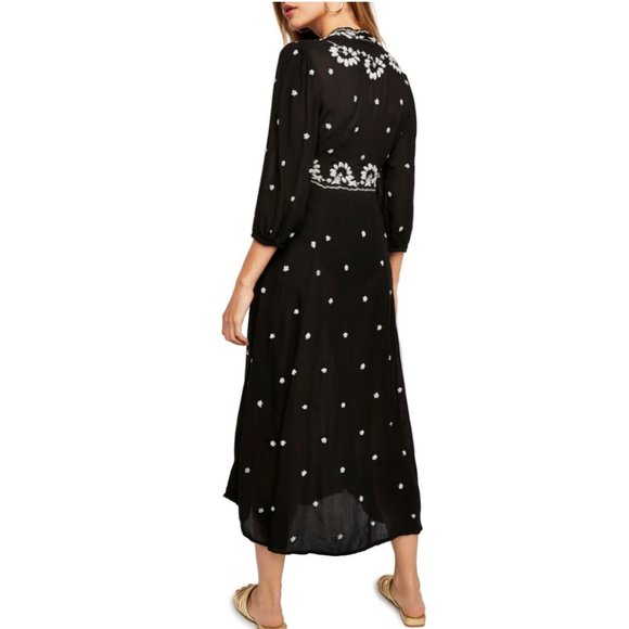 Free People Embroidered midi Dress - Picture 6 of 7